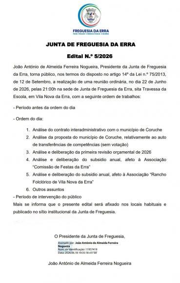 Edital n&ordm;5